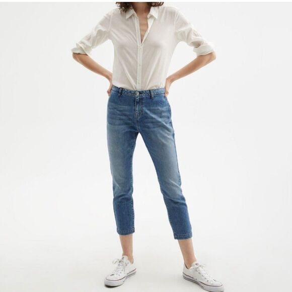 Nili Lotan tel aviv slight drop narrow leg jeans size 26 - Picture 3 of 16